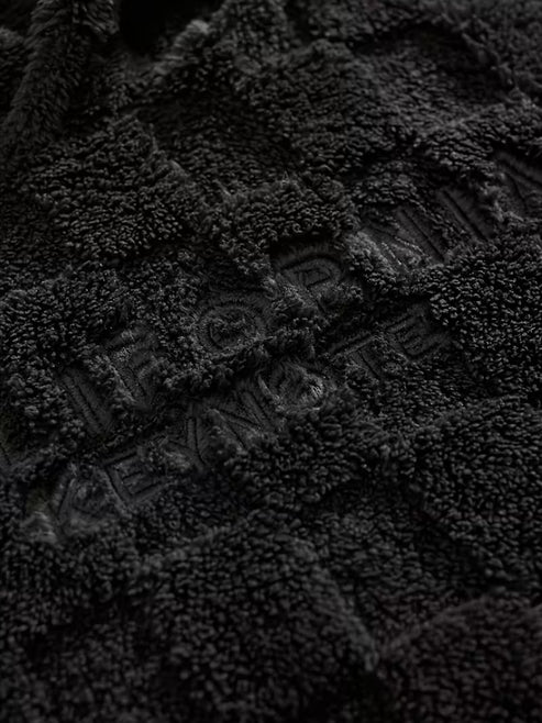 Jakesky™ Men's Fuzzy Checkered Embroidered Hoodie